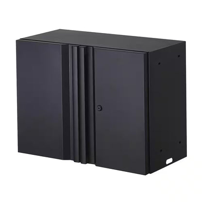 Regular Duty Welded 54.5 In. W X 75 In. H X 19.6 In. D 21-Gauge Steel 3-Piece Garage Storage System in Black