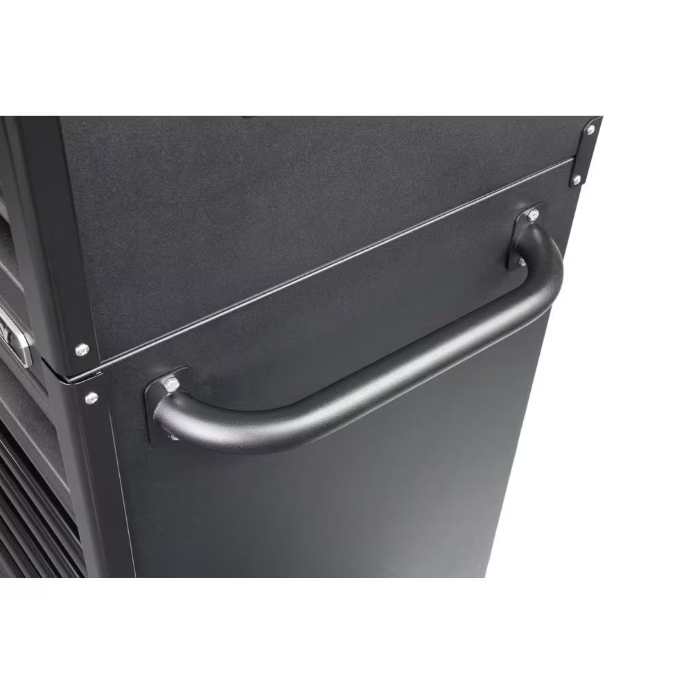 56 In. W X 22 In. D Heavy Duty 23-Drawer Combination Rolling Tool Chest and Top Tool Cabinet Set in Matte Black