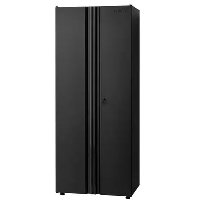 Regular Duty Welded 54.5 In. W X 75 In. H X 19.6 In. D 21-Gauge Steel 3-Piece Garage Storage System in Black